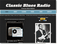 Tablet Screenshot of classicbluesradio.com